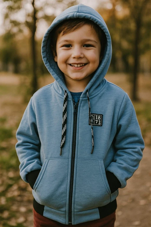 Camperita con peluche niño